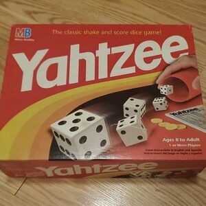 Vintage Yahtzee Dice Game by Milton Bradley